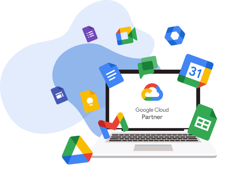 「Google Cloudパートナー」認定を取得、Google Workspace(旧G Suite)製品の正規代理店として販売を開始します。